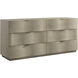 Hoyos Light Wash / Warm Brass Dresser